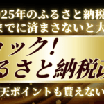 2025年10月からのふるさと納税の変更点を分かりやすく解説 楽天ポイントはもうもらえない？